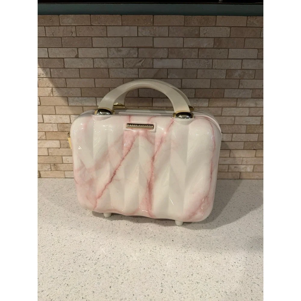 Marcy McKenna 2 in 1 Beauty Case Ivory‎ Pink